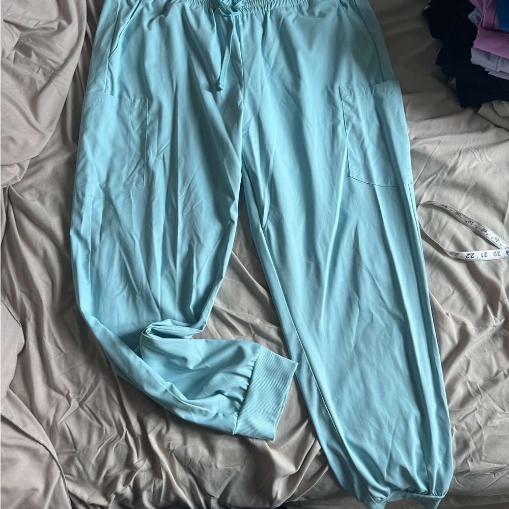 Wink Light Blue Scrub Pants